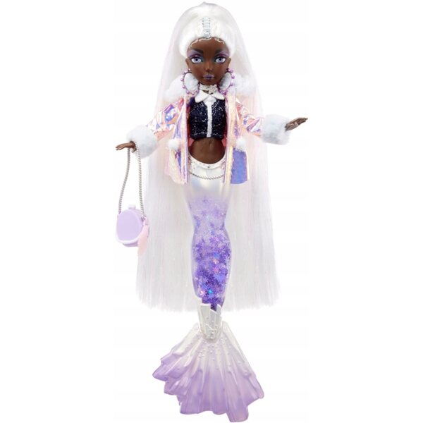 Bambola sirena Mermaze Mermaidz Harmonique Winter Waves con coda che cambia colore