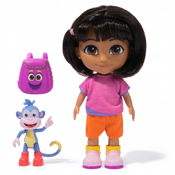 Dora l'Esploratrice con Figurina Boots e Accessori Viaggio - Gioco Educativo Bambini