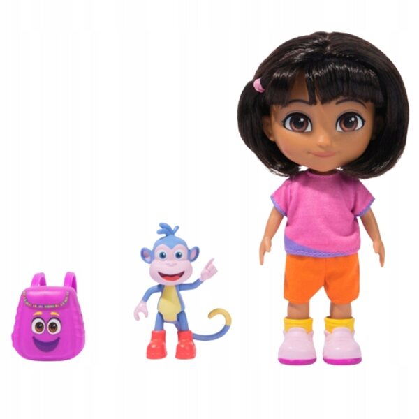 Dora l'Esploratrice con Figurina Boots e Accessori Viaggio - Gioco Educativo Bambini
