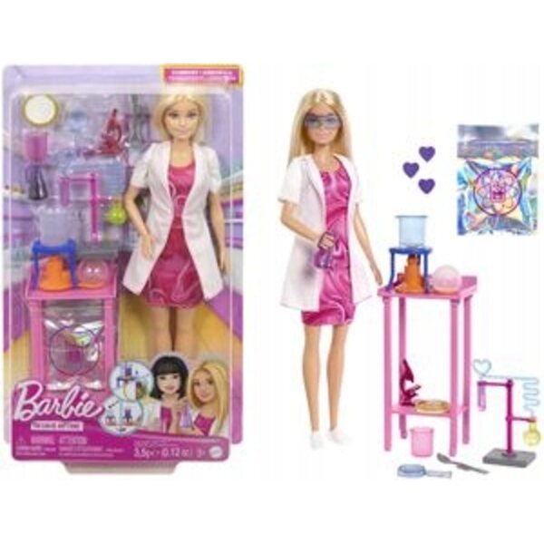 Barbie-Wissenschaftlerin mit Zubehör – Lernspielzeug für Kinder ab 3 Jahren