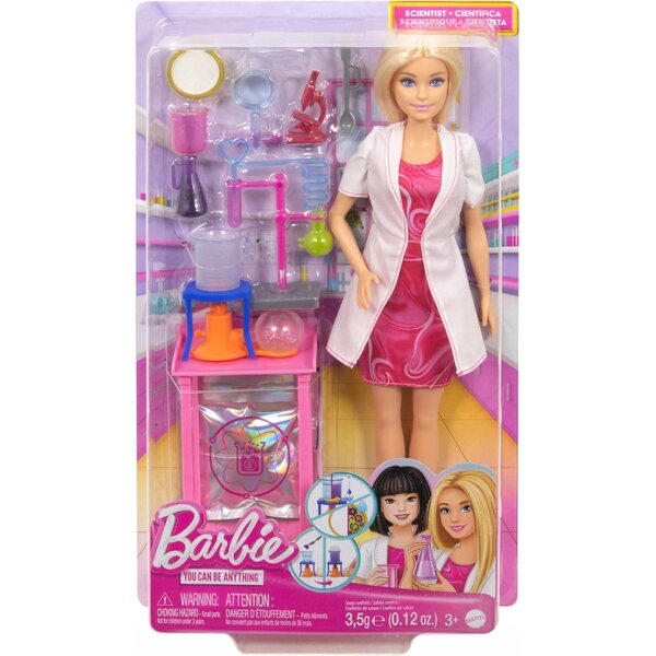 Barbie-Wissenschaftlerin mit Zubehör – Lernspielzeug für Kinder ab 3 Jahren