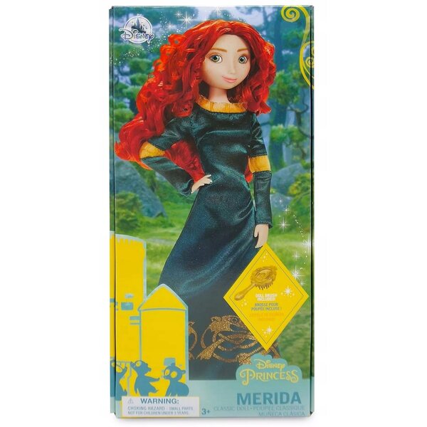 Poupée Merida la Brave Disney Store 30 cm - Haute qualité et détails réalistes