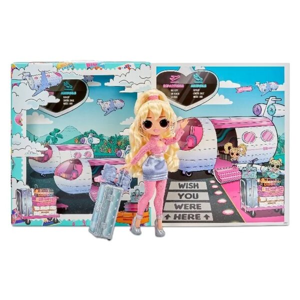 L.O.L. Surprise OMG Fly Gurl – Weltreisepuppe mit Reisezubehör