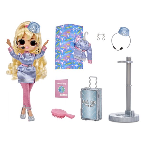 L.O.L. Surprise OMG Fly Gurl – Weltreisepuppe mit Reisezubehör