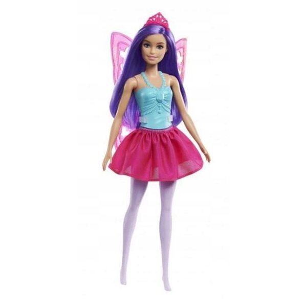 Barbie Dreamtopia Willa die Fee mit Flügeln und Tiara – Zauberhaftes Spiel für Kinder ab 3 Jahren