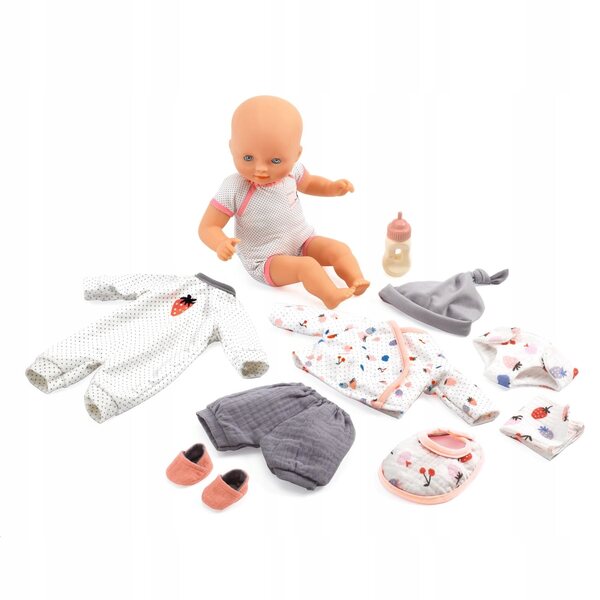 Djeco Lalka Vanille 32 cm z walizką Pomea +18 msc