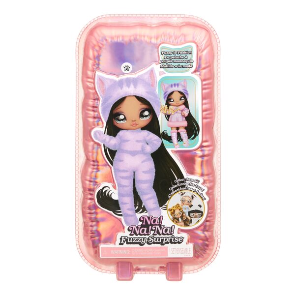 NANANA FUZZY SURPRISE LALKA JENNEL JAGUAR + ubranka, akcesoria