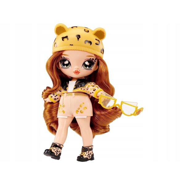 NANANA FUZZY SURPRISE LALKA JENNEL JAGUAR + ubranka, akcesoria
