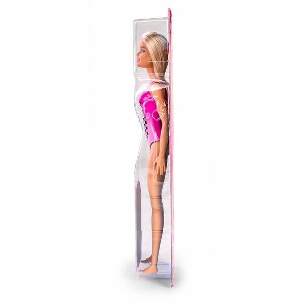 Barbie-Strandpuppe mit rosa Mattel-Badeanzug, ideal für Kinder ab 3 Jahren