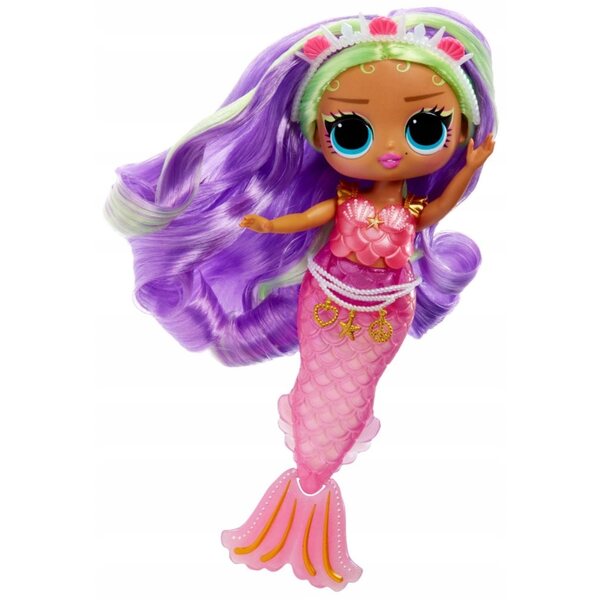 LOL Sirena a sorpresa Tweens Cleo Cove Sirena con coda e accessori che cambiano colore