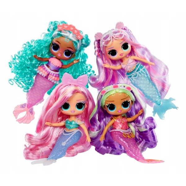 LOL Sirena a sorpresa Tweens Cleo Cove Sirena con coda e accessori che cambiano colore