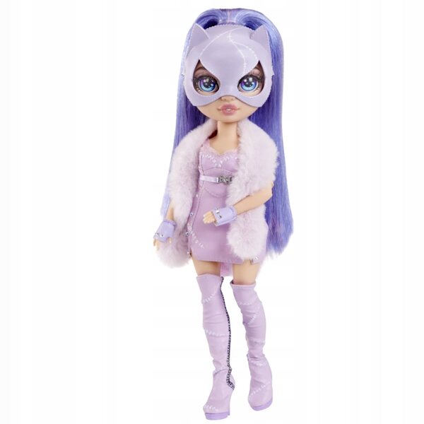 Rainbow High Violet Willow - Modedukke med Kitty Cat kostume og tilbehør