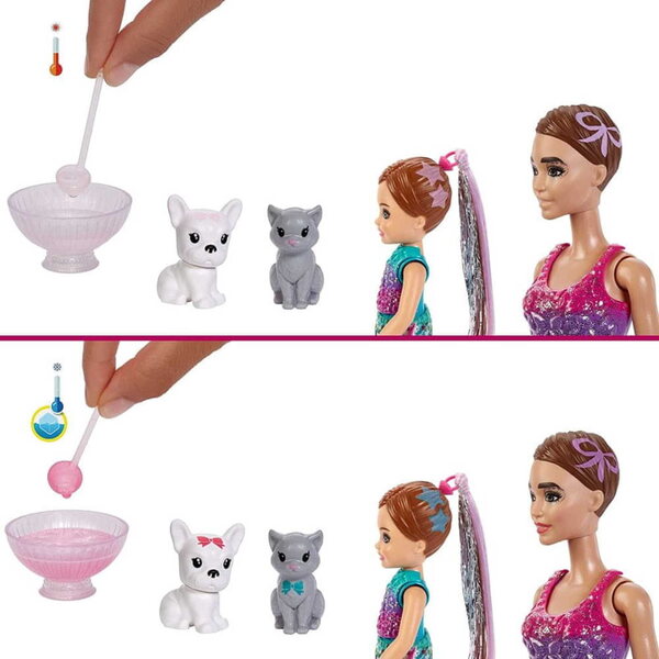 Barbie Color Reveal Impresa Set Grande con 50+ Sorprese e Lullke Colorate