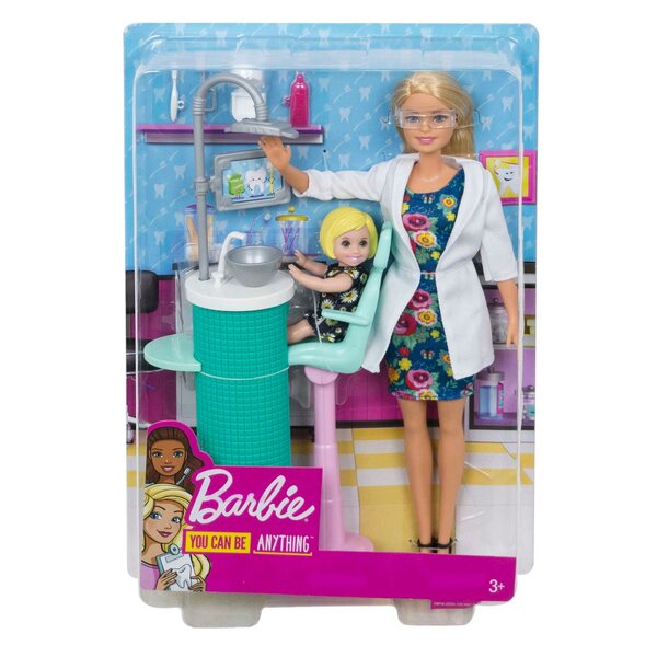 Barbie Zahnarzt mit Zubehör und Patient – Rollenspiel für Mädchen