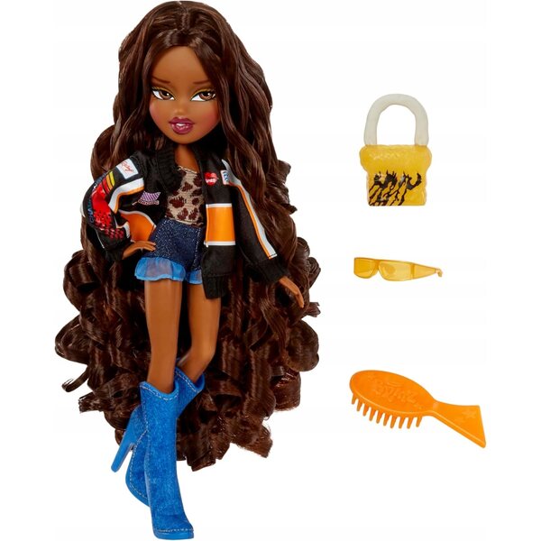 Bratz Goin' Out Sasha Fashion Doll con accessori e stile elegante 29 cm