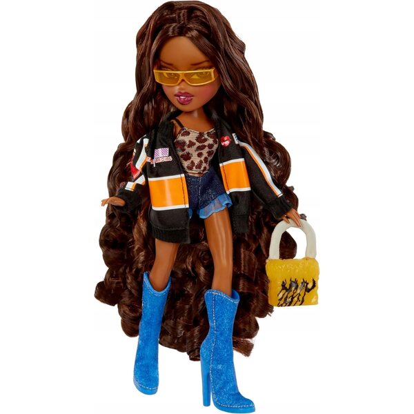 Bratz Goin' Out Sasha Fashion Doll con accessori e stile elegante 29 cm