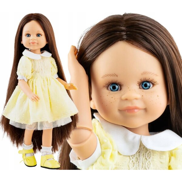 Bambola Paola Reina con Articolazioni Mobili 32 cm per Bambini da 3 Anni