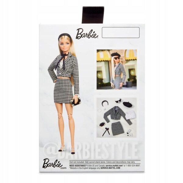 Barbie Plaza Core Kleidungsset mit eleganten Accessoires für Kinder ab 3 Jahren