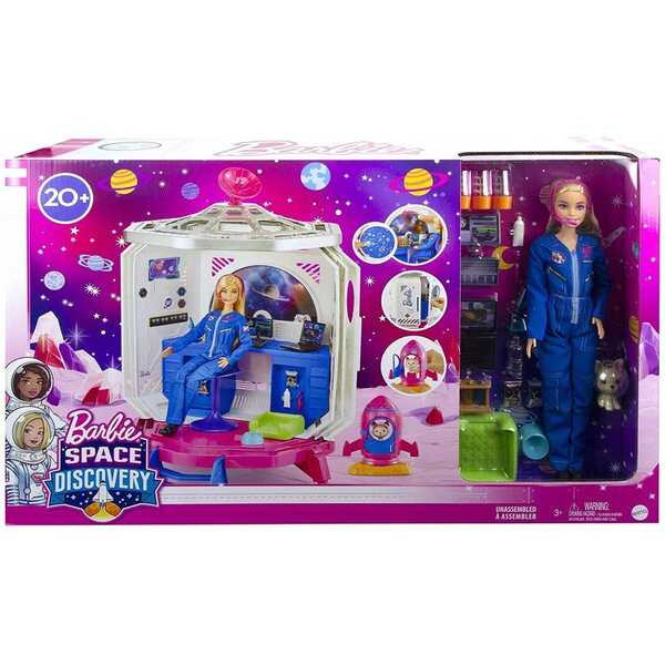 Barbie Mattel „I Can Be Space Station“ mit Zubehör und Puppe, ab 3 Jahren
