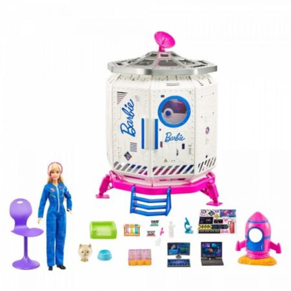 Barbie Mattel „I Can Be Space Station“ mit Zubehör und Puppe, ab 3 Jahren