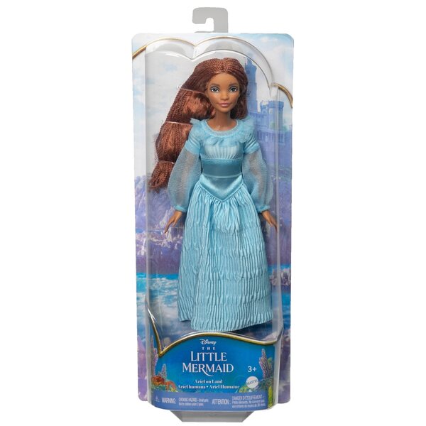 Bambola Disney La Sirenetta Ariel con Accessori e Abito Blu 29 cm