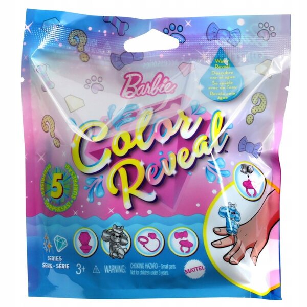 Barbie Color Reveal Glitter Animal – Spiel mit glitzernden Überraschungen für Kinder