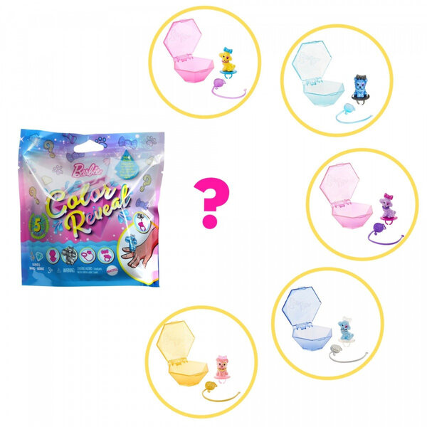 Barbie Color Reveal Glitter Animal – Spiel mit glitzernden Überraschungen für Kinder