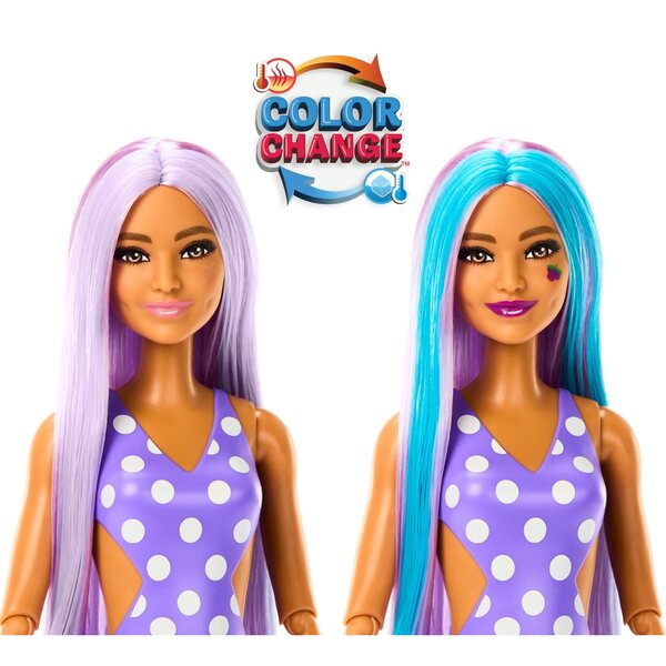 Barbie Pop Reveal Winogronowa Lemoniada mit Schleim und duftenden Accessoires für Kinder ab 3 Jahren