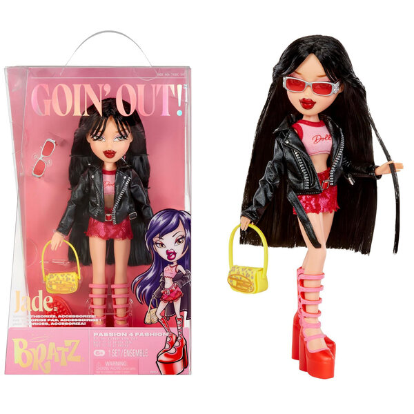 Bratz esce! Bambola da collezione alla moda di Giada con accessori per bambini