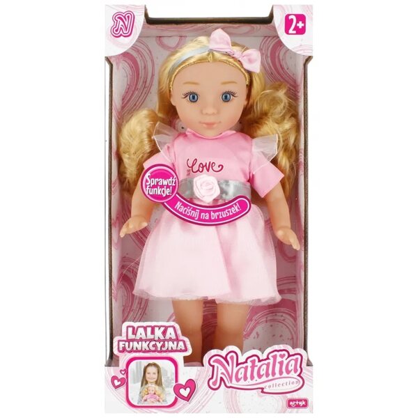 Interaktive Lalca Natalia 36 cm mit Geräuschen für Kinder ab 3 Jahren – Artyk