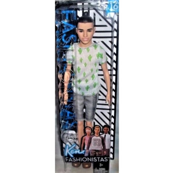 Ken Fashionistas Barbie 13 cm mit modischer Kleidung und Schuhen ab 4 Jahren