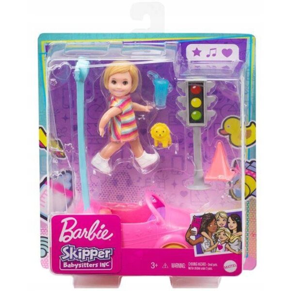 Barbie Skipper Babysitter-Set mit Babypuppe und Zubehör – Mattel