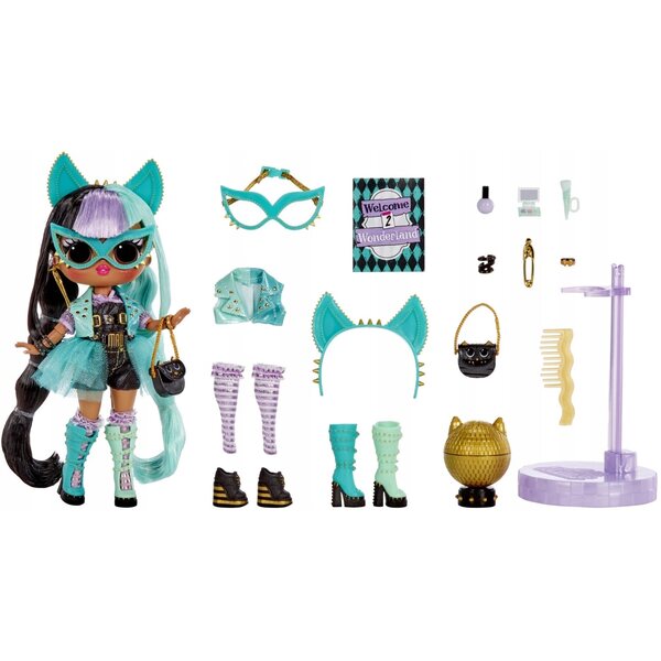 LOL Surprise Kat Mischief 17cm con Abiti e 20 Accessori Per Masquerade Party