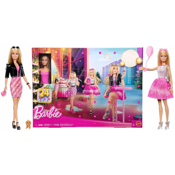 Adventskalender Barbie mit 24 Modeüberraschungen für Mädchen ab 3 Jahren