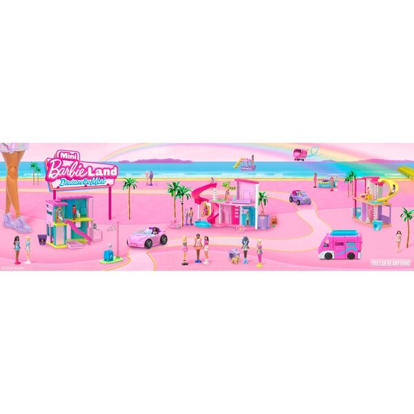 Barbie Mini Barbieland: Set aus Boot und Minipuppe mit bunten Wassereffekten