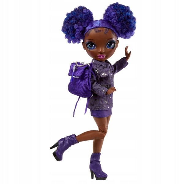 Bambola Rainbow High Junior Krystal Bailey Serie 2 con Accessori Fashion