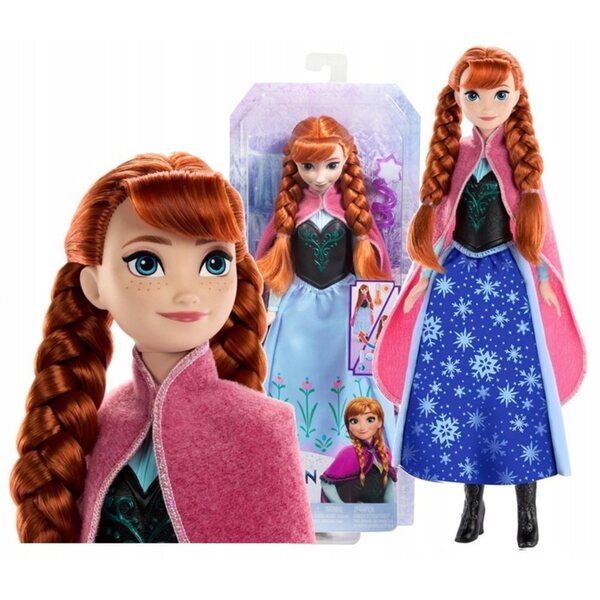 Anna aus Frozen, 30 cm große Puppe mit einem zauberhaften, farbwechselnden Rock