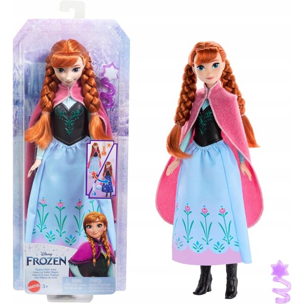 Anna aus Frozen, 30 cm große Puppe mit einem zauberhaften, farbwechselnden Rock