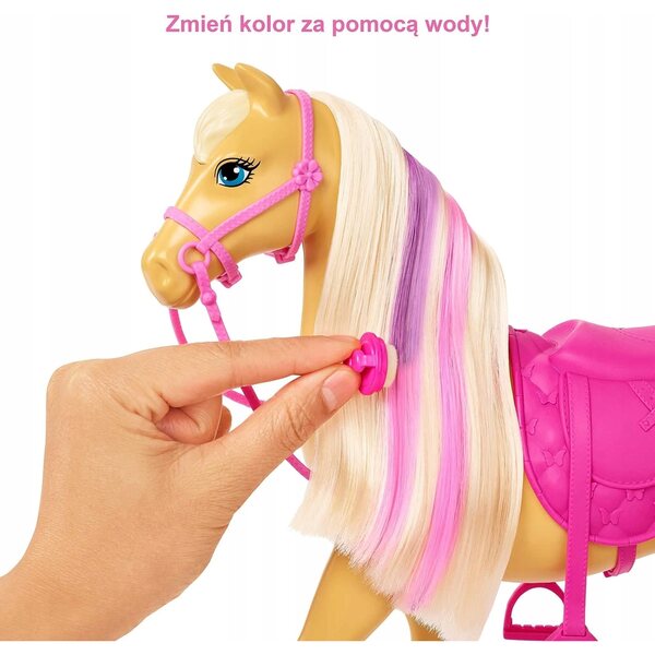 Barbie Groom n Care Pferde-Set mit Zubehör für Pferde und Barbie, ab 7 Jahren