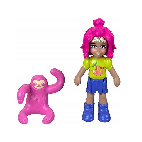 Polly Pocket Compact Set avec Maison Paresseuse et Poupée Flexible 25,5 cm