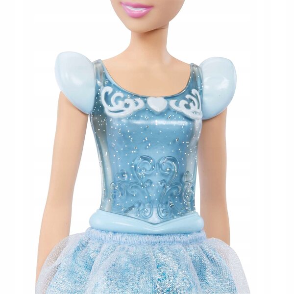 Bambola Cinderella Disney Mattel con Tiara e Scarpe Eleganti per Bambini 3+