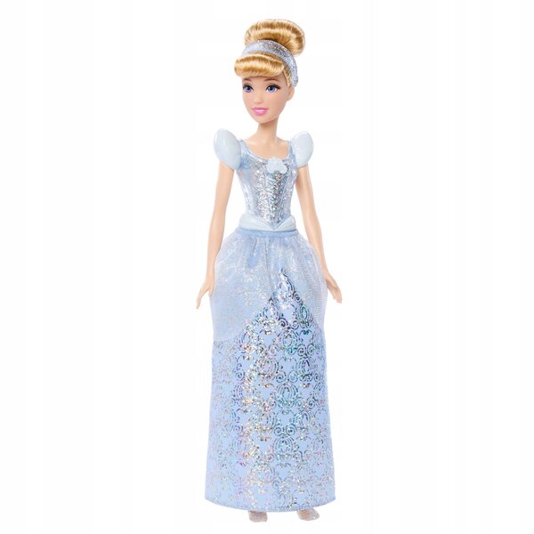 Bambola Cinderella Disney Mattel con Tiara e Scarpe Eleganti per Bambini 3+