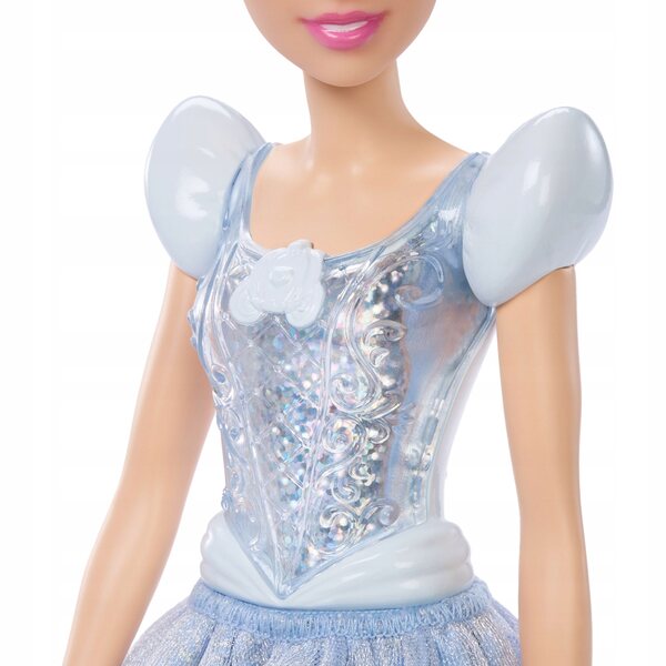 Bambola Cinderella Disney Mattel con Tiara e Scarpe Eleganti per Bambini 3+