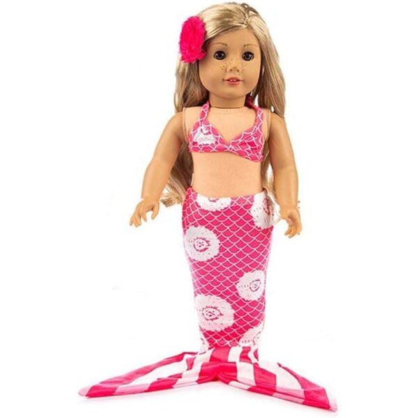 Costume da Sirena per Bambole 46 cm - Abito Moda per Bambole Americane 18"