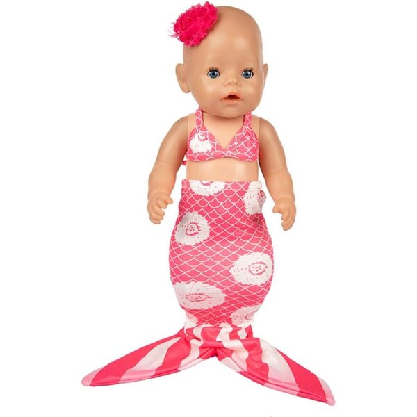 Costume da Sirena per Bambole 46 cm - Abito Moda per Bambole Americane 18"