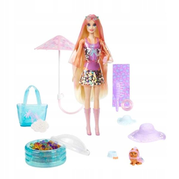 Barbie Color Reveal Set Sole e Pioggia con 25 sorprese e cambio colore
