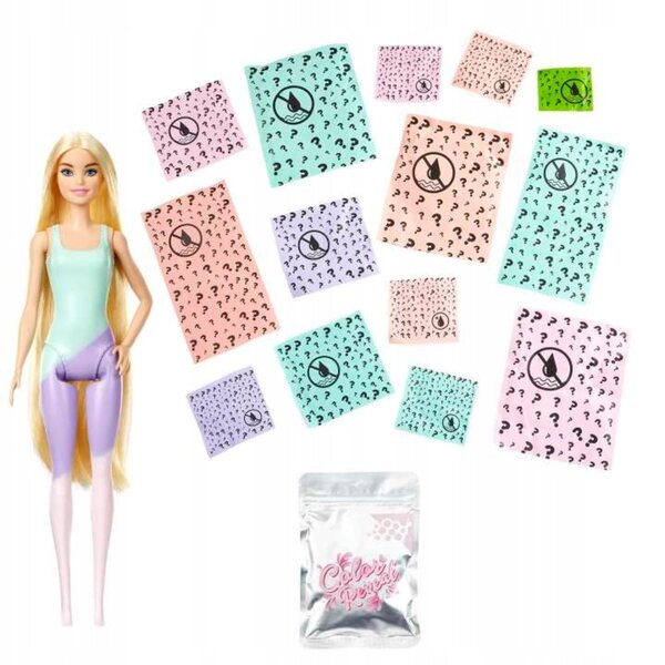 Barbie Color Reveal Set Sole e Pioggia con 25 sorprese e cambio colore