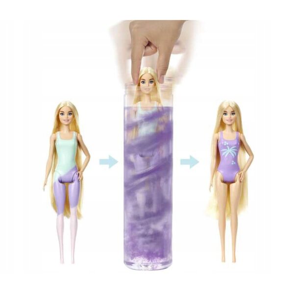 Barbie Color Reveal Set Sole e Pioggia con 25 sorprese e cambio colore