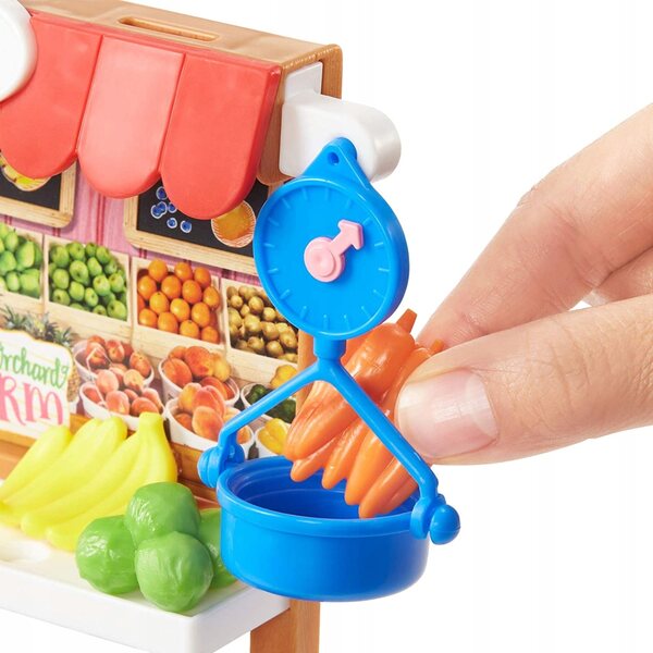 Mattel Barbie Stragan Farmerski - set za igru s dodacima i lutkom