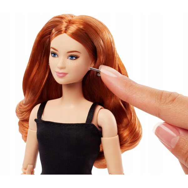 Barbie Basics Red Collection mit Kleid und Original-Accessoires für Kinder ab 3 Jahren